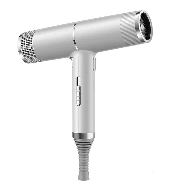 Ultralet professionel hårtørrer med højhastighedsmotor – hurtig og salonkvalitet tørring Beauty & Health Tech Butik Grå
