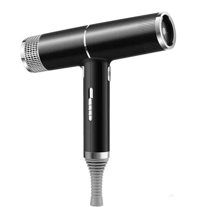 Ultralet professionel hårtørrer med højhastighedsmotor – hurtig og salonkvalitet tørring Beauty & Health Tech Butik Sort