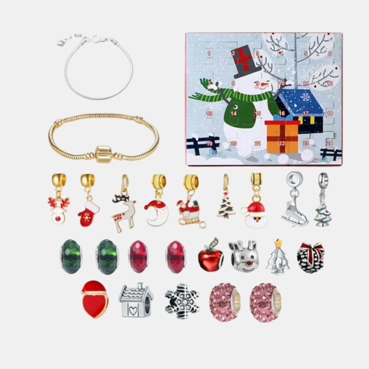 Luksus Smykkejulekalender – Seneste udgave med daglige overraskelser Smykker Tech Butik Sølv