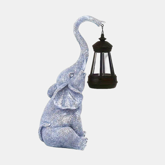 Blidglød Elefant Havelampe til Hyggelig Udendørs Stemning Havelampe Tech Butik