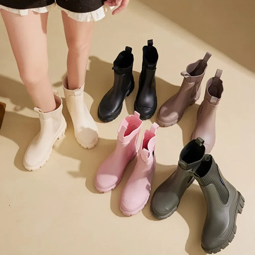 Vandtætte Chelsea Støvler – Skridsikre og Komfortable Sko til Alle Vejrforhold Women's Boots Tech Butik