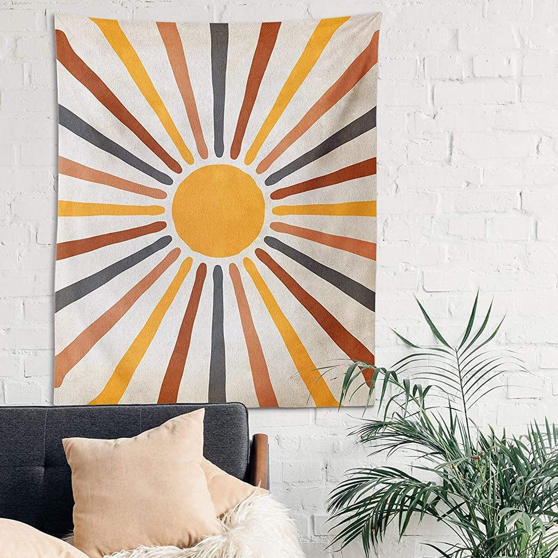 Cover Me With Sunshine væg Gobeliner – Boheme Design med Varme Nuancer Tech Butik 95 x 73 cm