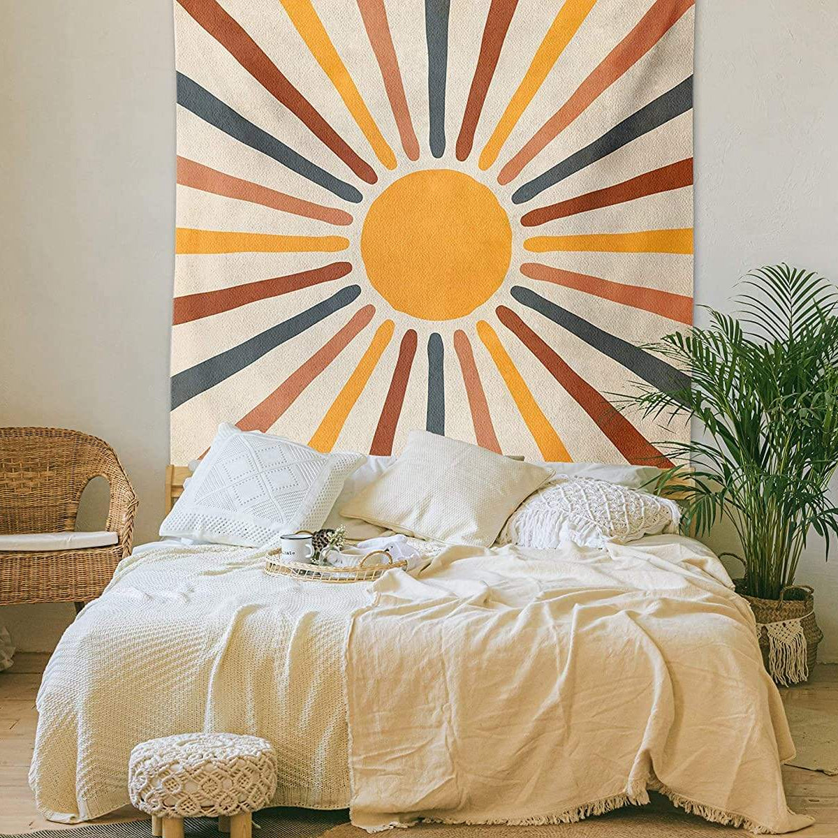 Cover Me With Sunshine væg Gobeliner – Boheme Design med Varme Nuancer Tech Butik 150 x 130 cm