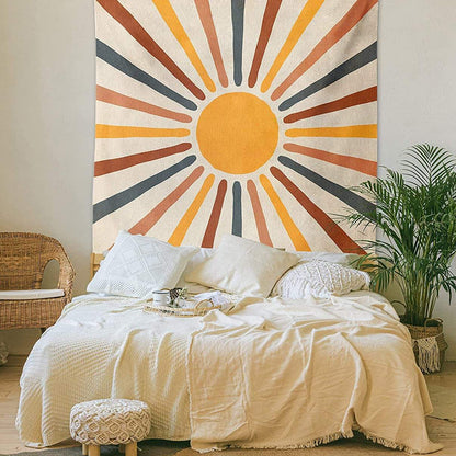 Cover Me With Sunshine væg Gobeliner – Boheme Design med Varme Nuancer Tech Butik 150 x 130 cm