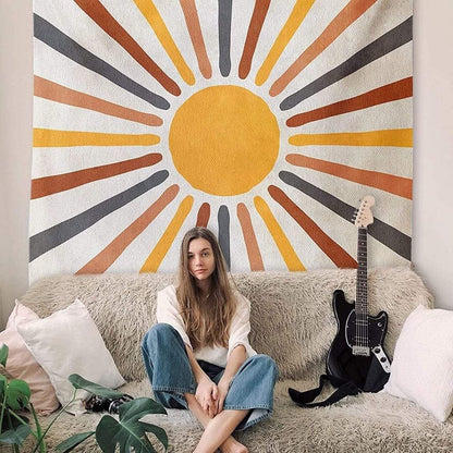 Cover Me With Sunshine væg Gobeliner – Boheme Design med Varme Nuancer Tech Butik