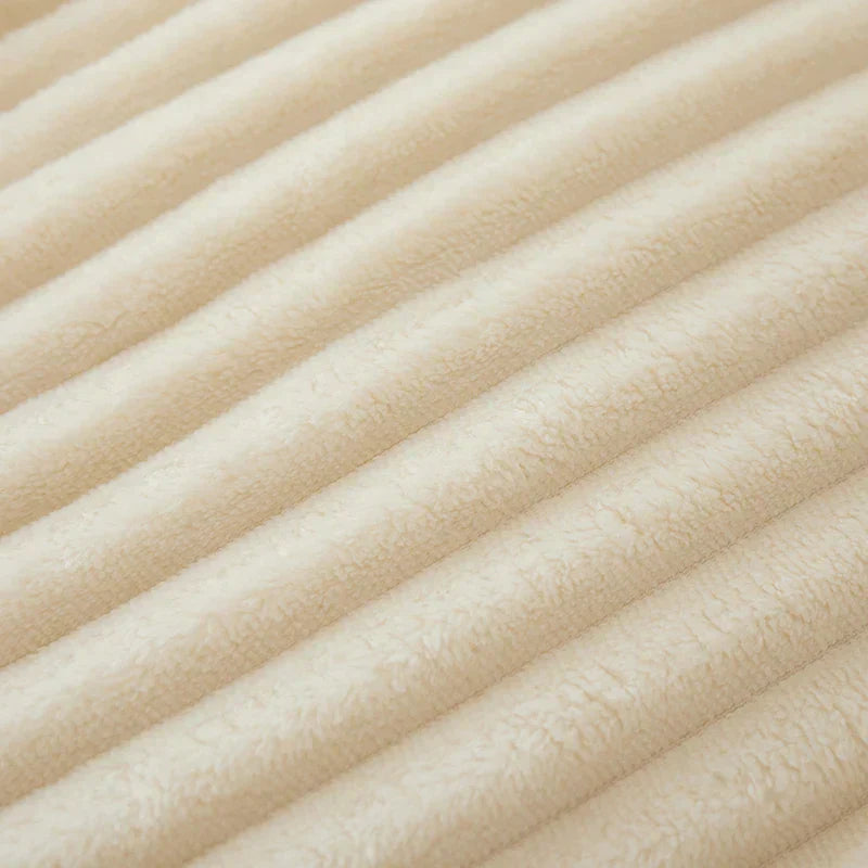 Bredstribet Flanel Fleece Tæppe – Blødt, Varmt og Ultra-Hyggeligt Cotton Blankets Tech Butik