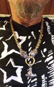 Rustfrit Stål Dobbel Ulv Halskæde – Styrke, Beskyttelse og Stil Tech Butik